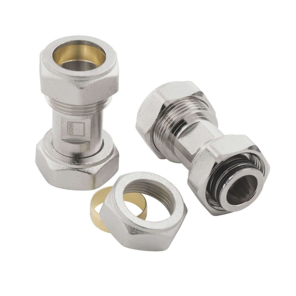 Cutout image of 22mm Compression Fittings for Vado Protherm In-Line Thermostatic Valve
